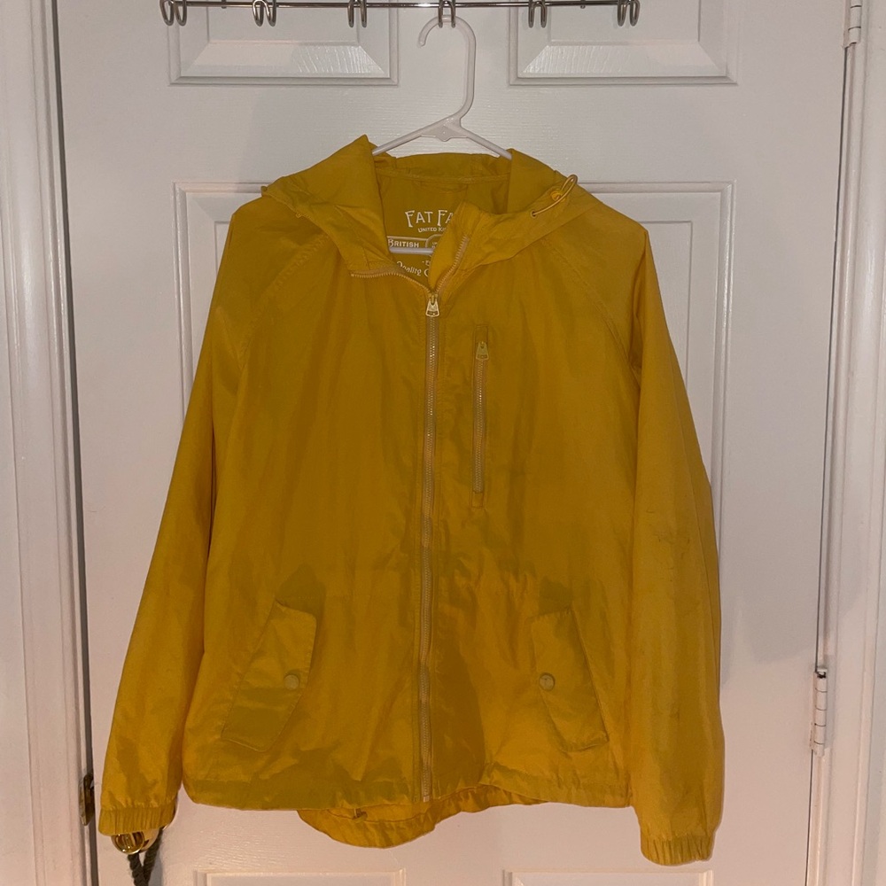 Fat Face Yellow Raincoat 🌧️